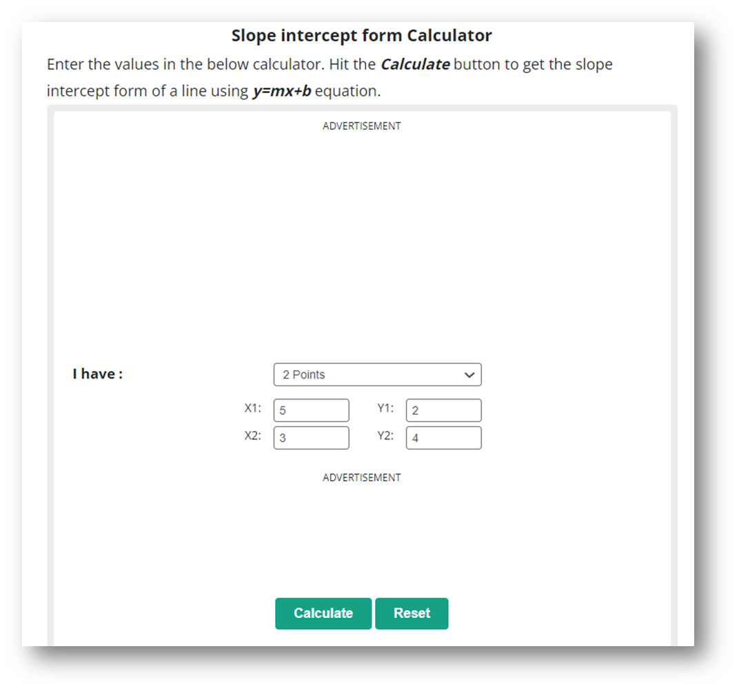 Slope Intercept Form Defined And Explained With Calculations Clearjeeneet